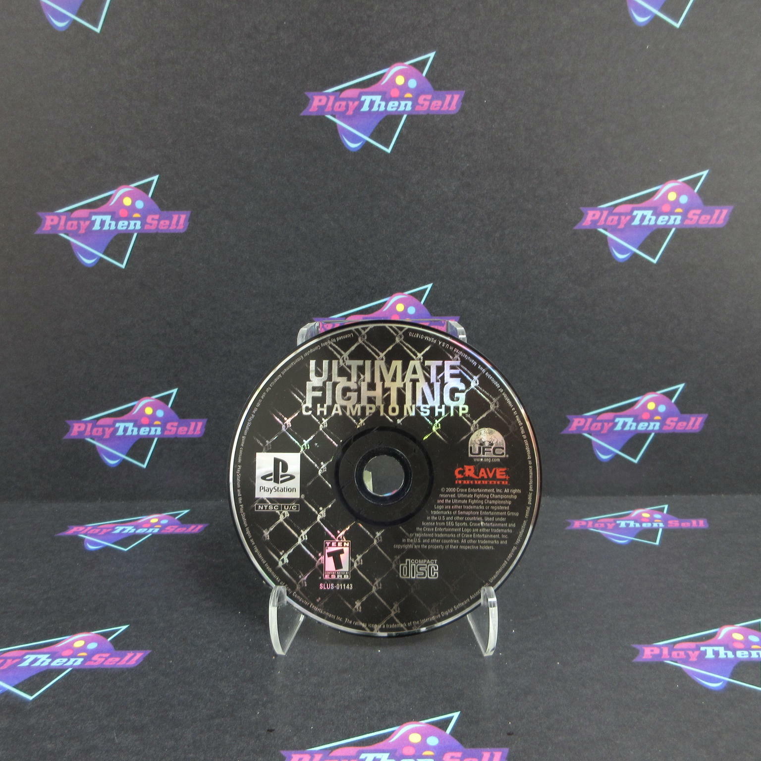 Ultimate Fighting Championship PS1 PlayStation 1 Loose Disc - Acceptable