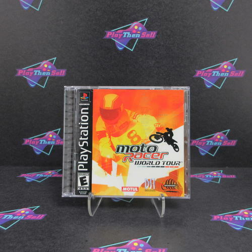 Moto Racer World Tour PlayStation 1 PS1 + Reg Card - Like New