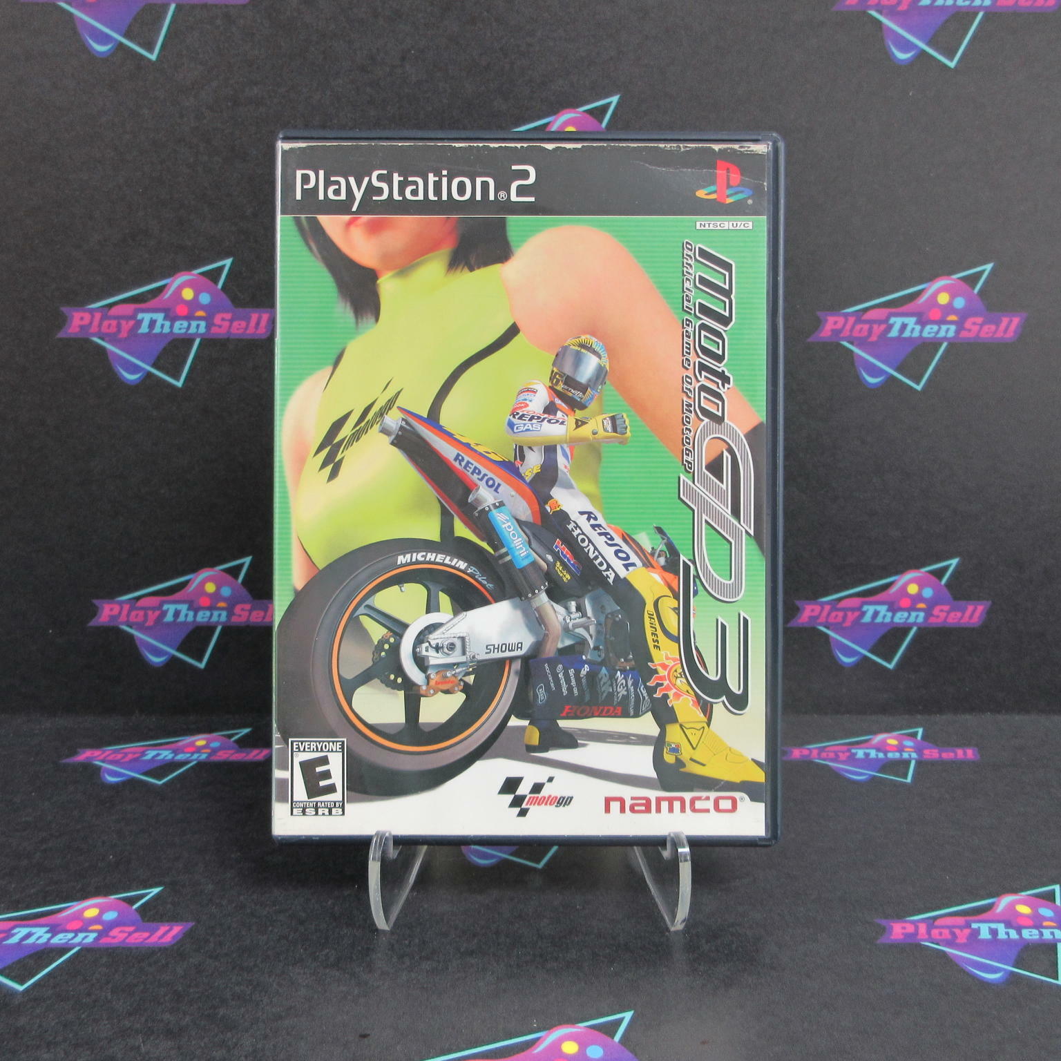 MotoGP3  PS2 PlayStation 2 + Reg Card AD Complete CIB / Tested - Very Good