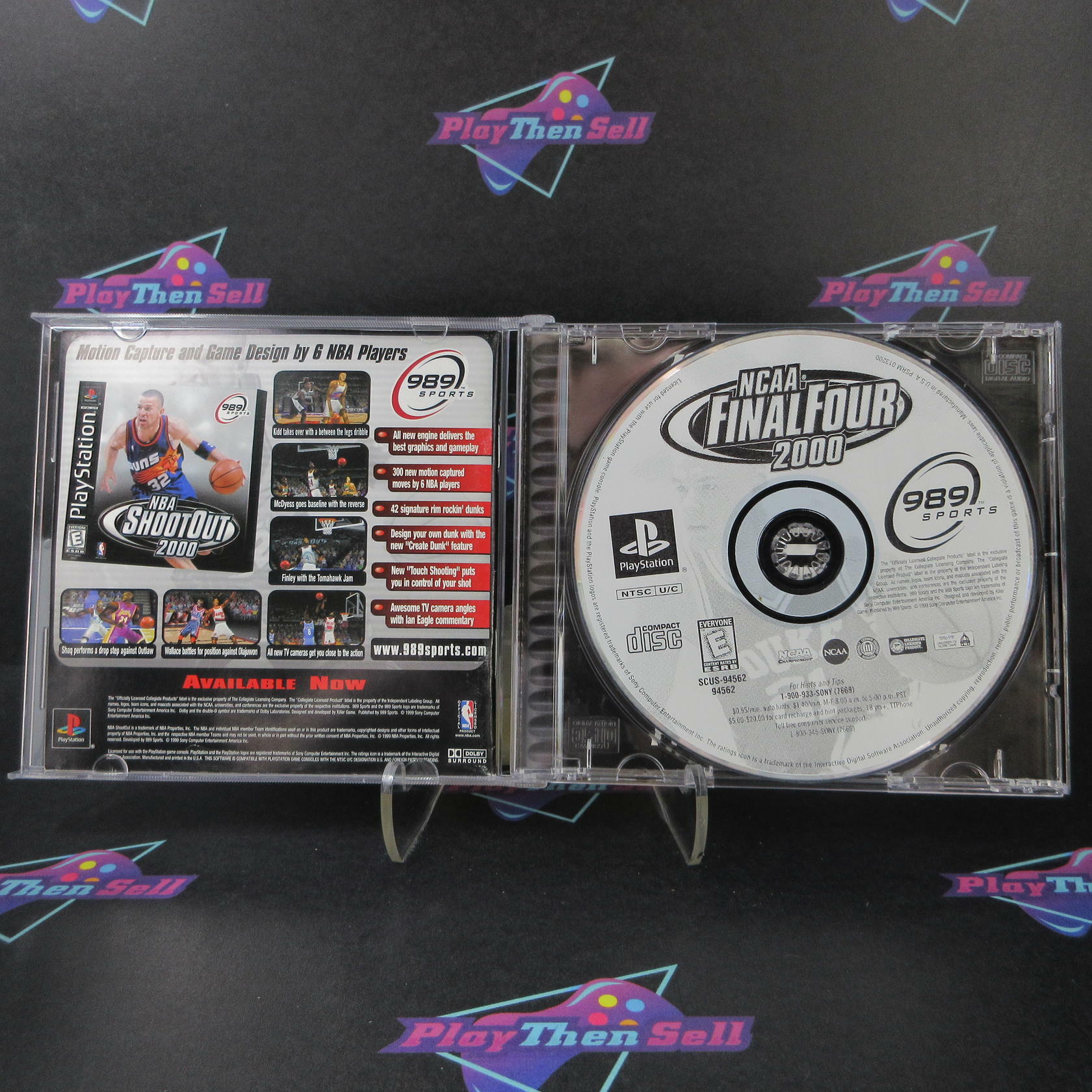 NCAA Final Four 2000 PS1 PlayStation 1 + Reg Card - Like New