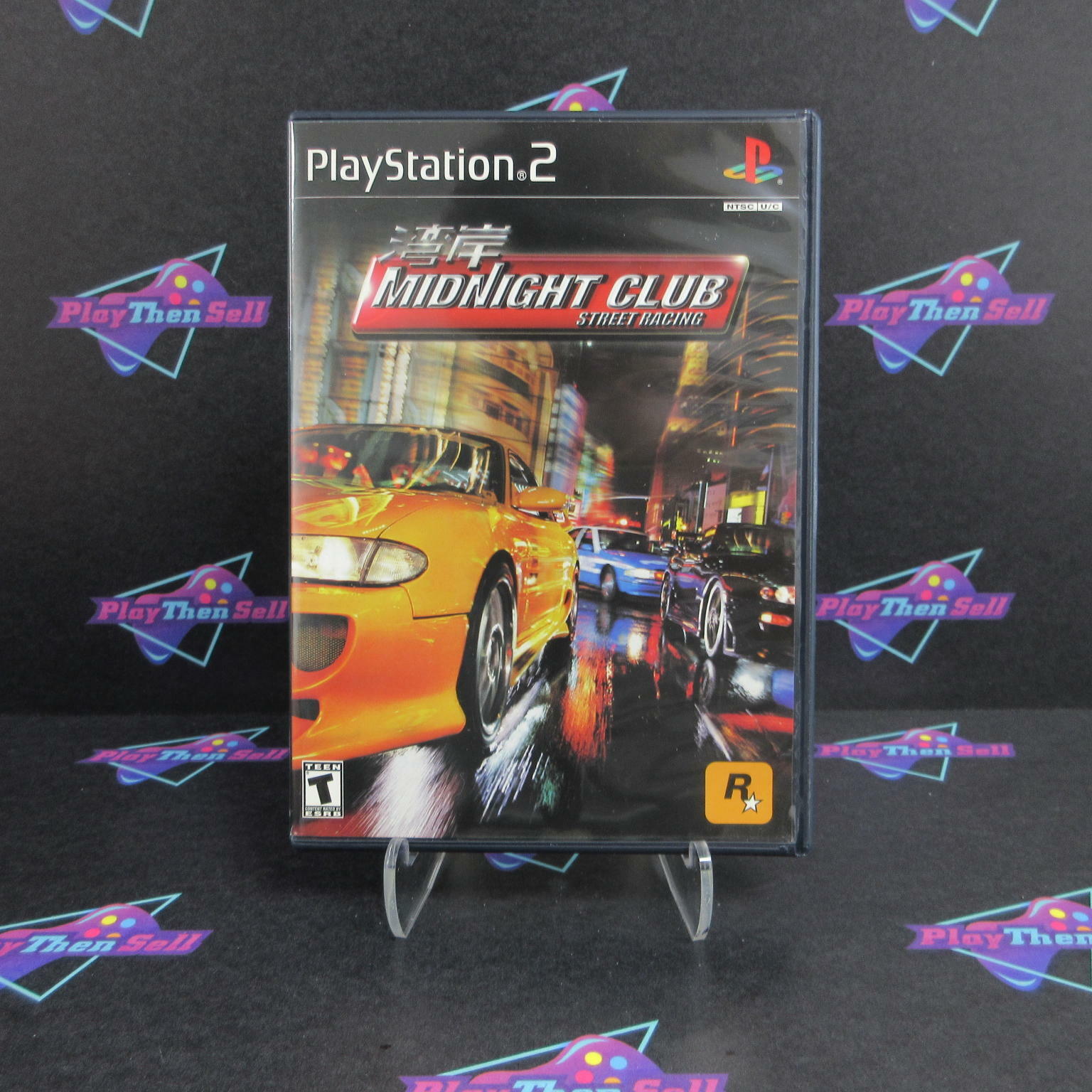 Midnight Club Street Racing PS2 PlayStation 2 Black Label - Like New