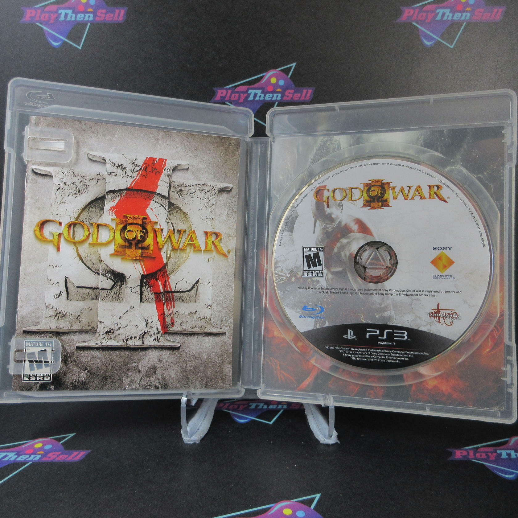 God of War 3 PS3 PlayStation 3 AD Complete CIB - Very Good