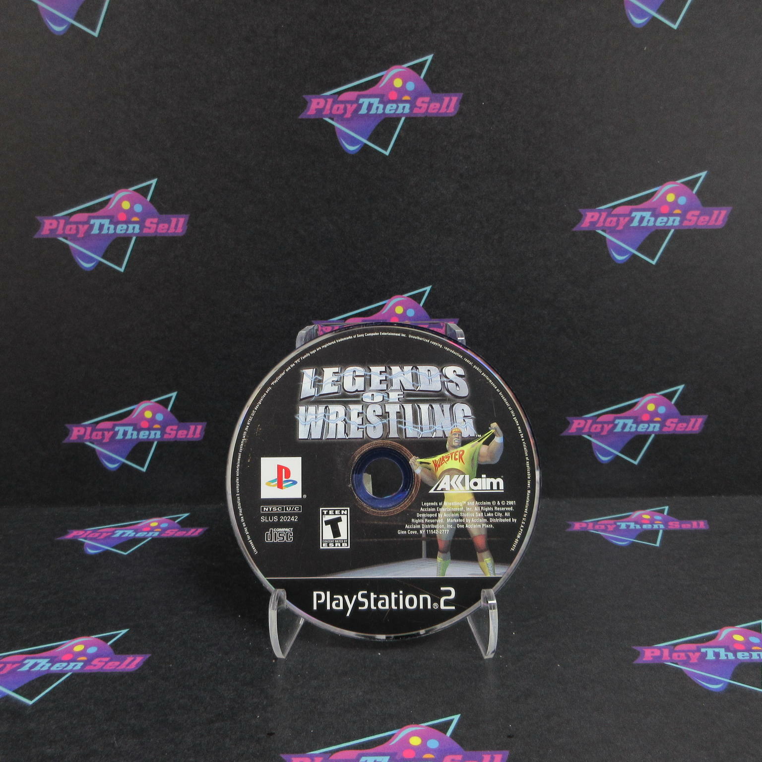 Legends of Wrestling PS2 PlayStation 2 Loose Disc - Acceptable