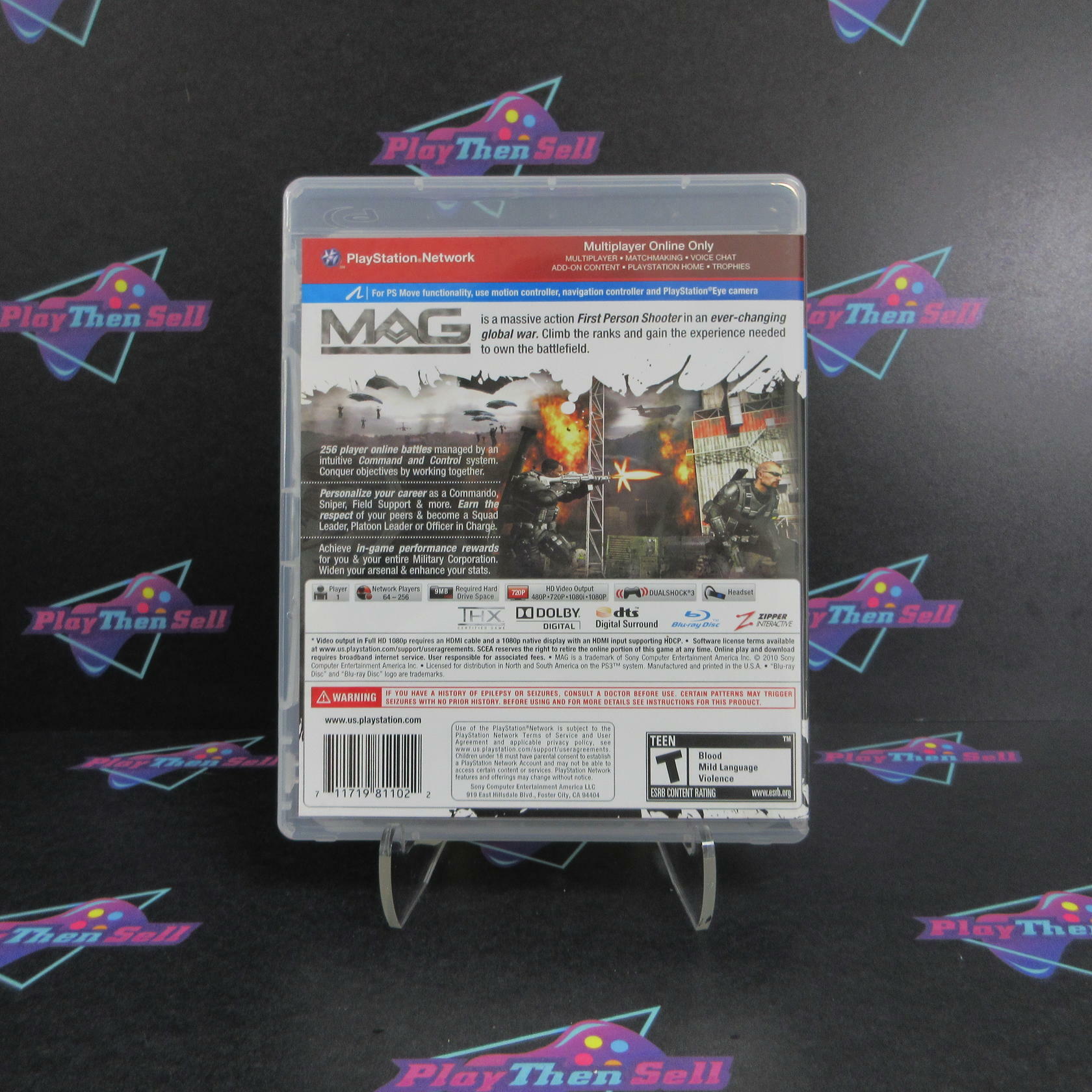 MAG PS3 PlayStation 3 Greatest Hits - Like New