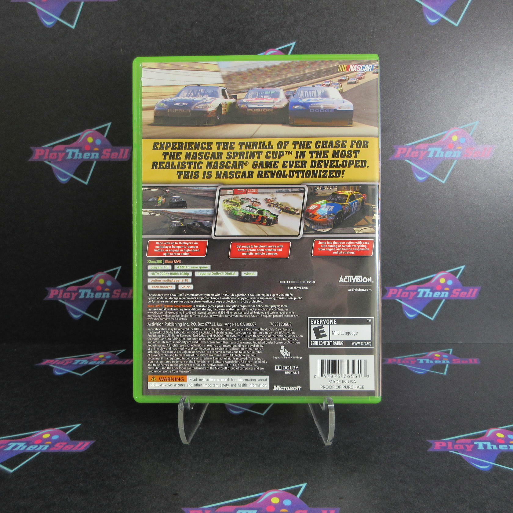 NASCAR The Game 2011 Xbox 360 - Like New
