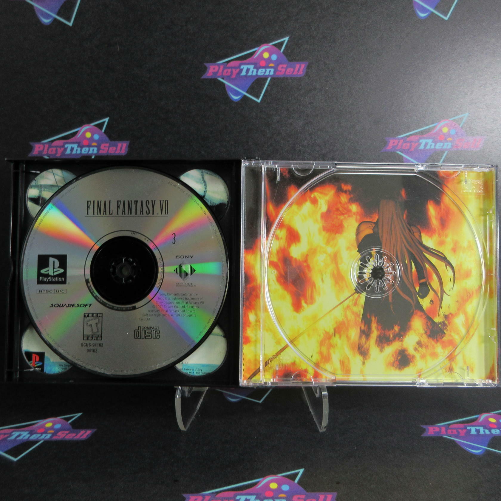 Final Fantasy VII GH Double Sephiroth Misprint PS1 MD CIB - Very Good