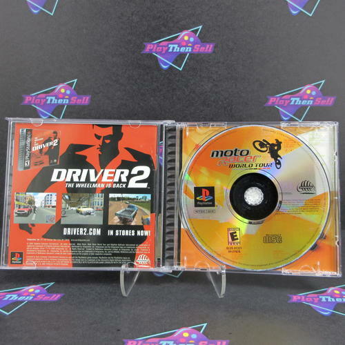 Moto Racer World Tour PlayStation 1 PS1 + Reg Card - Like New