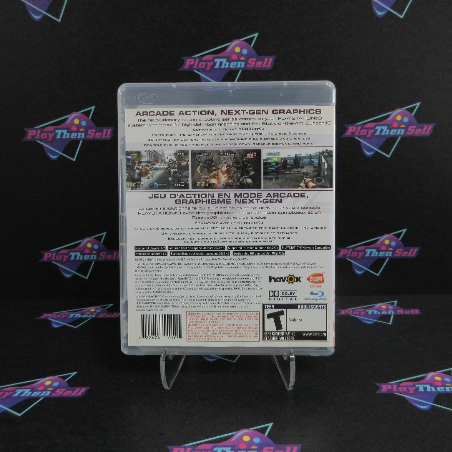 Time Crisis 4 PS3 PlayStation 3 - Like New