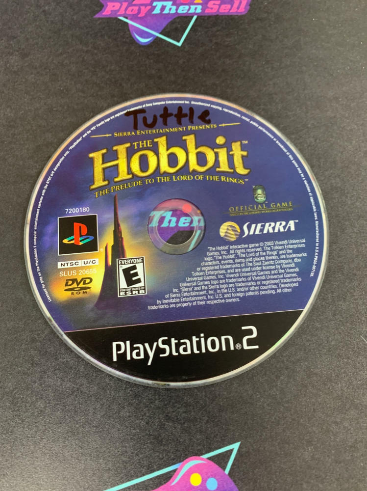 The Hobbit + Reg Card PS2 PlayStation 2 DD Complete CIB - Very Good