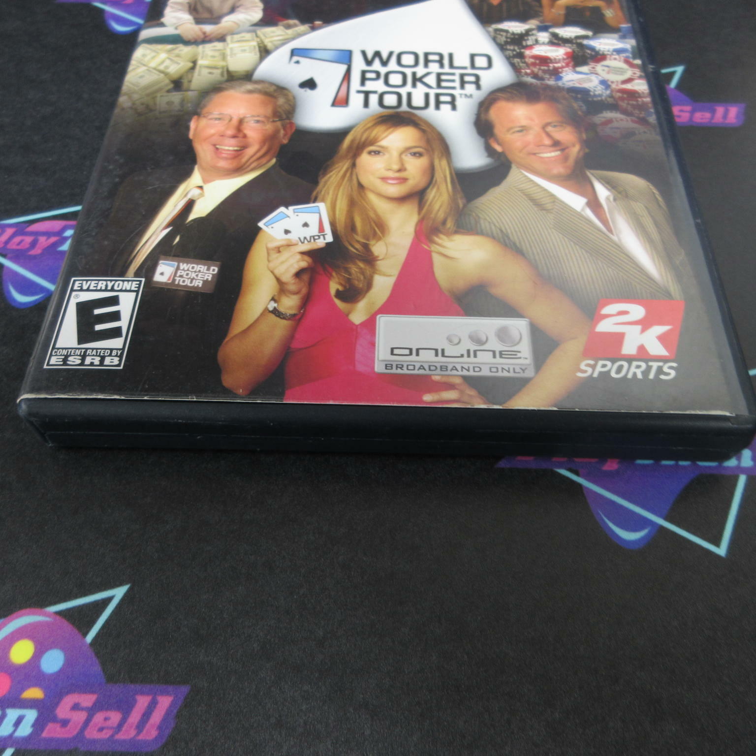 World Poker Tour + Reg Card PS2 PlayStation 2 AD - Very Good