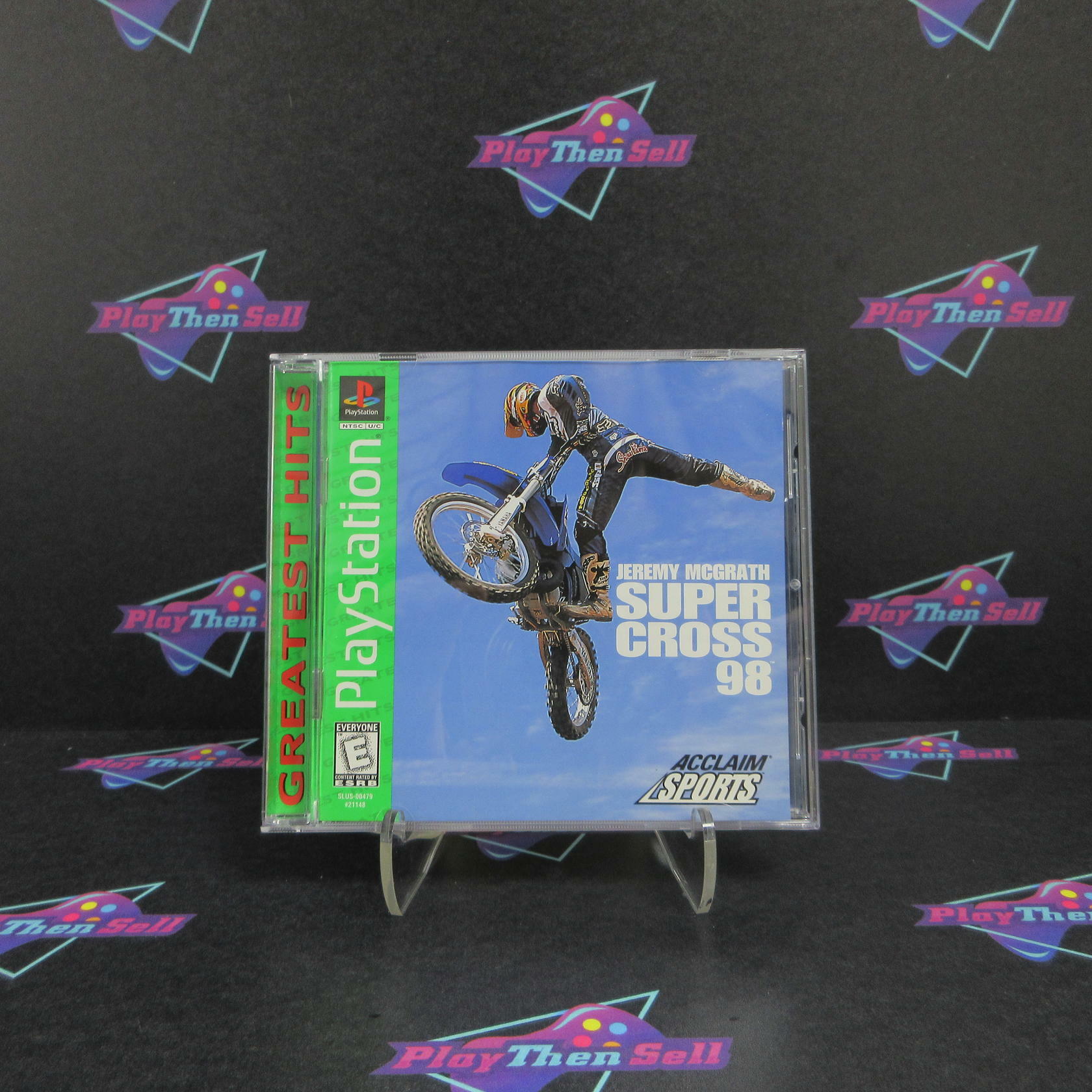 Jeremy Mcgrath Supercross 98 GH PlayStation 1 + Reg Card - Like New