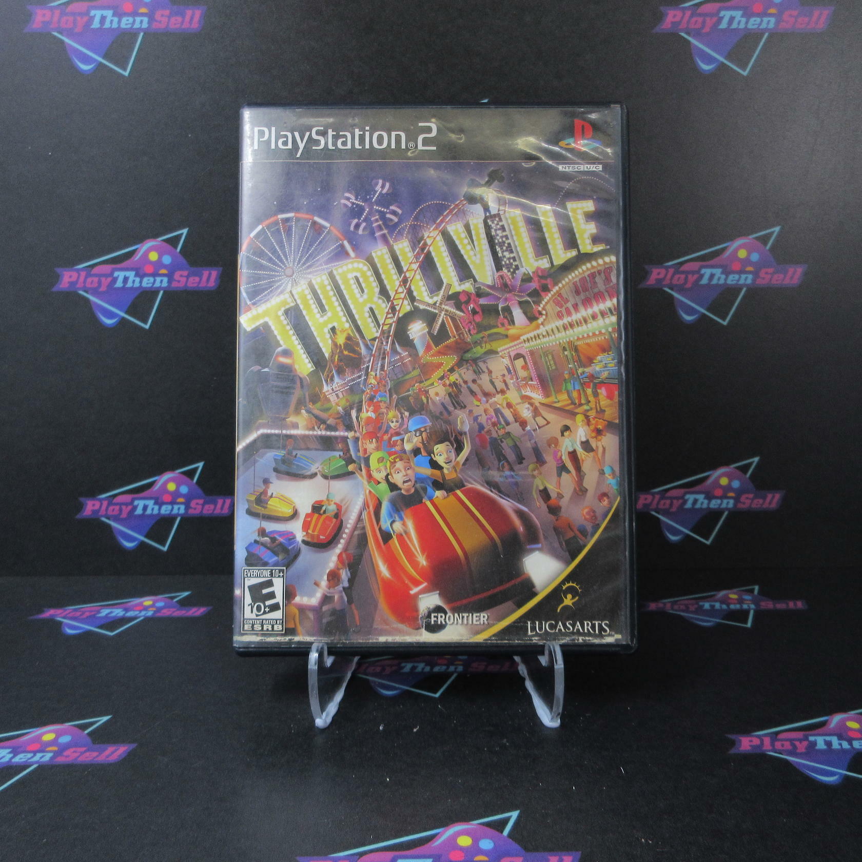 Thrillville PS2 PlayStation 2 AD Complete CIB - Very Good