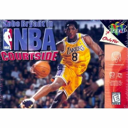 Kobe Bryant In NBA Courtside Nintendo 64 N64 Cartridge Only AD Authentic /Tested - Very Good