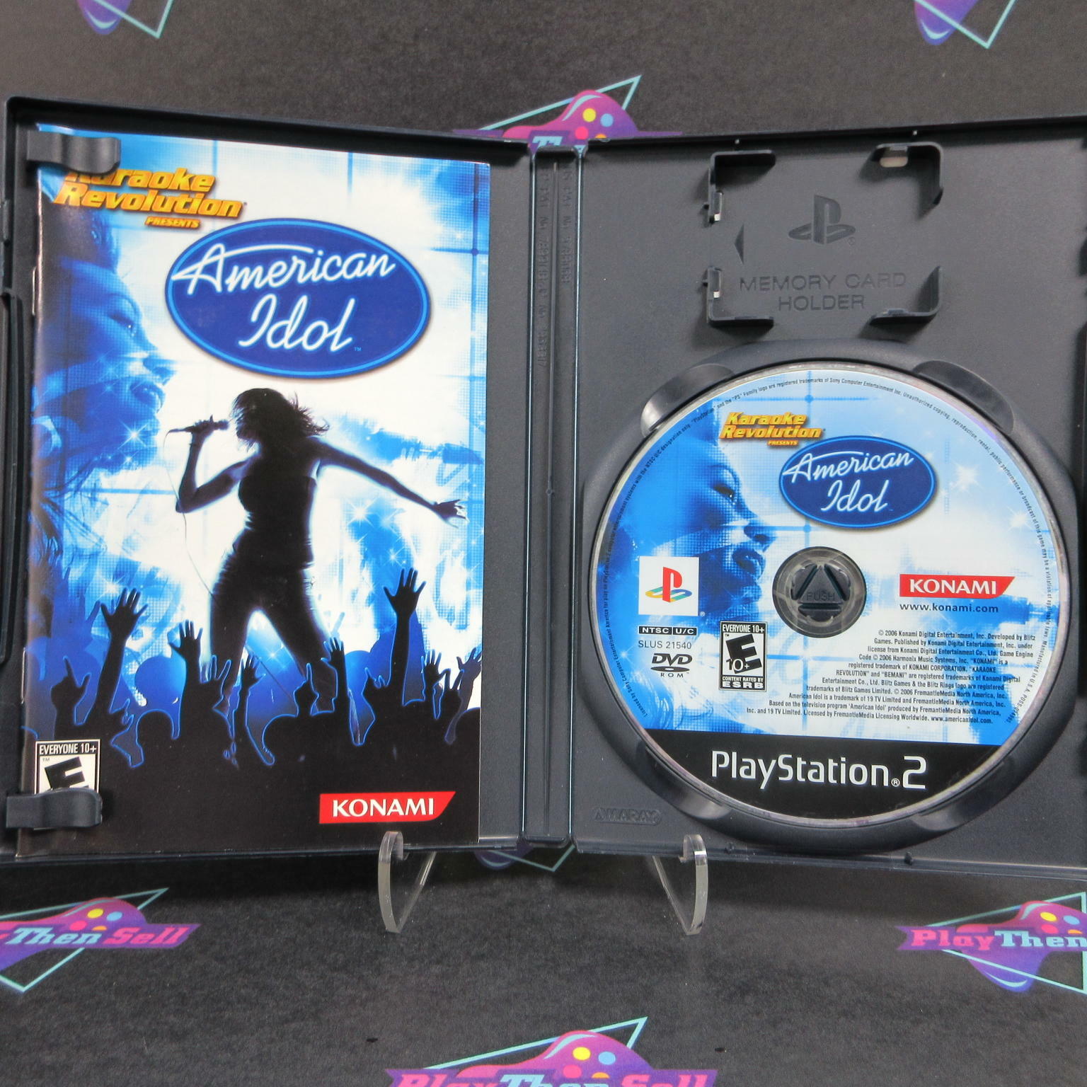 Karaoke Revolution American Idol PS2 PlayStation 2 AD Complete CIB - Very Good