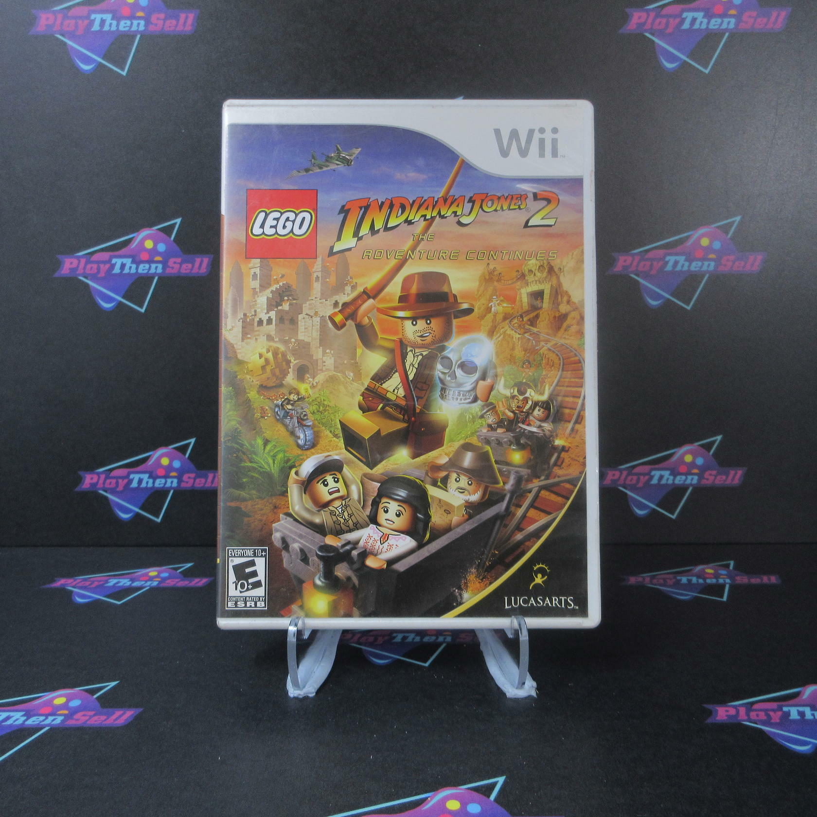 Lego Indiana Jones 2 The Adventure Continues Nintendo Wii AD Complete CIB - Very Good