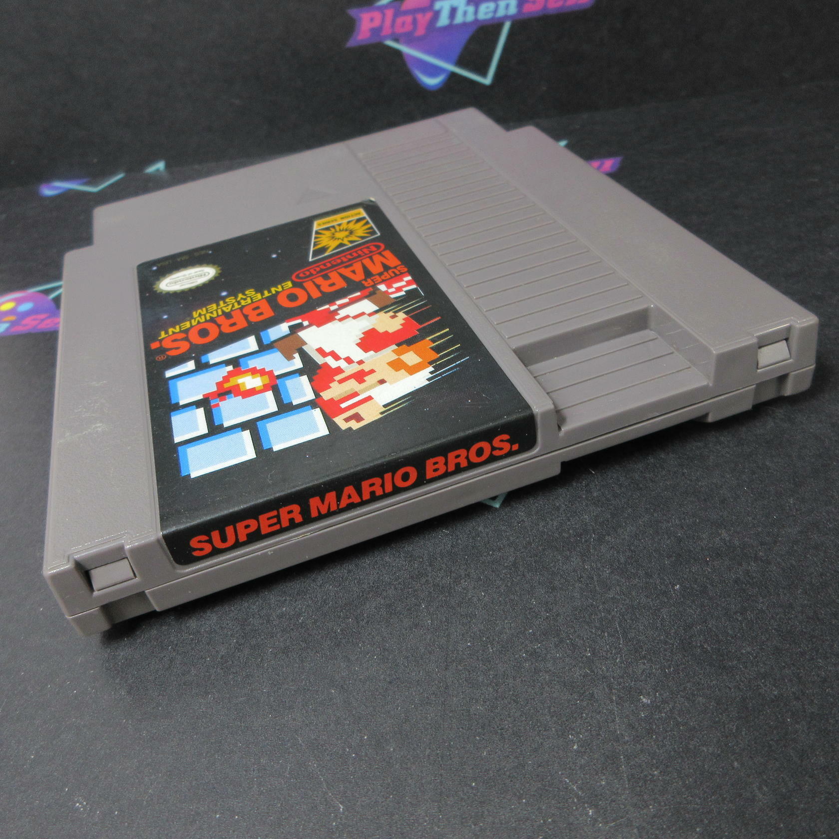 Super Mario Bros Circle Seal Nintendo NES Cart Only AD 3 Screw - Very Good