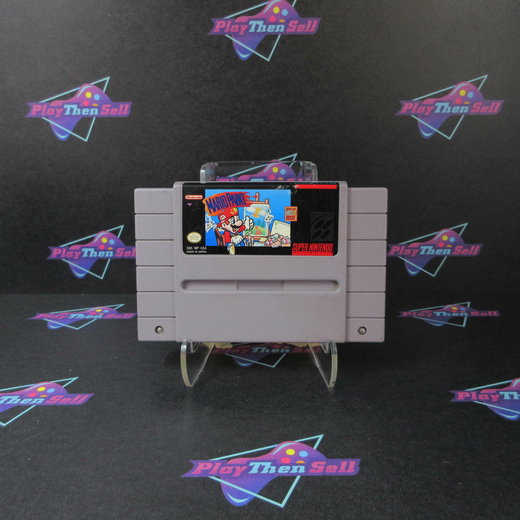 Mario Paint Super Nintendo SNES Cartridge Only AD Authentic / Tested - Very Good