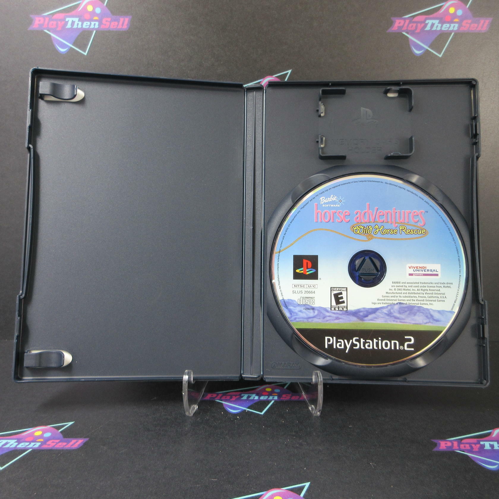 Barbie Horse Adventures Wild Horse Rescue PS2 PlayStation 2 AD/NM - Very Good