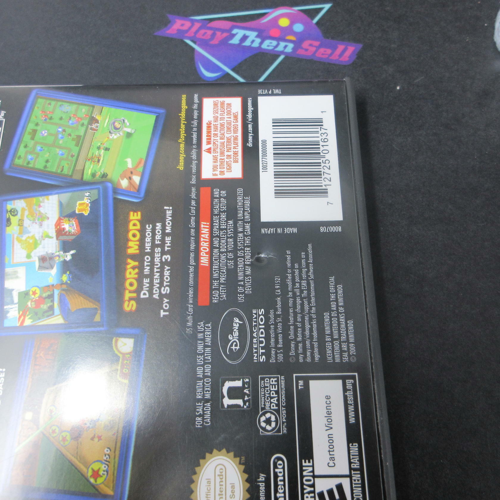 Toy Story 3 The Video Game Nintendo DS AD Complete CIB - Very Good
