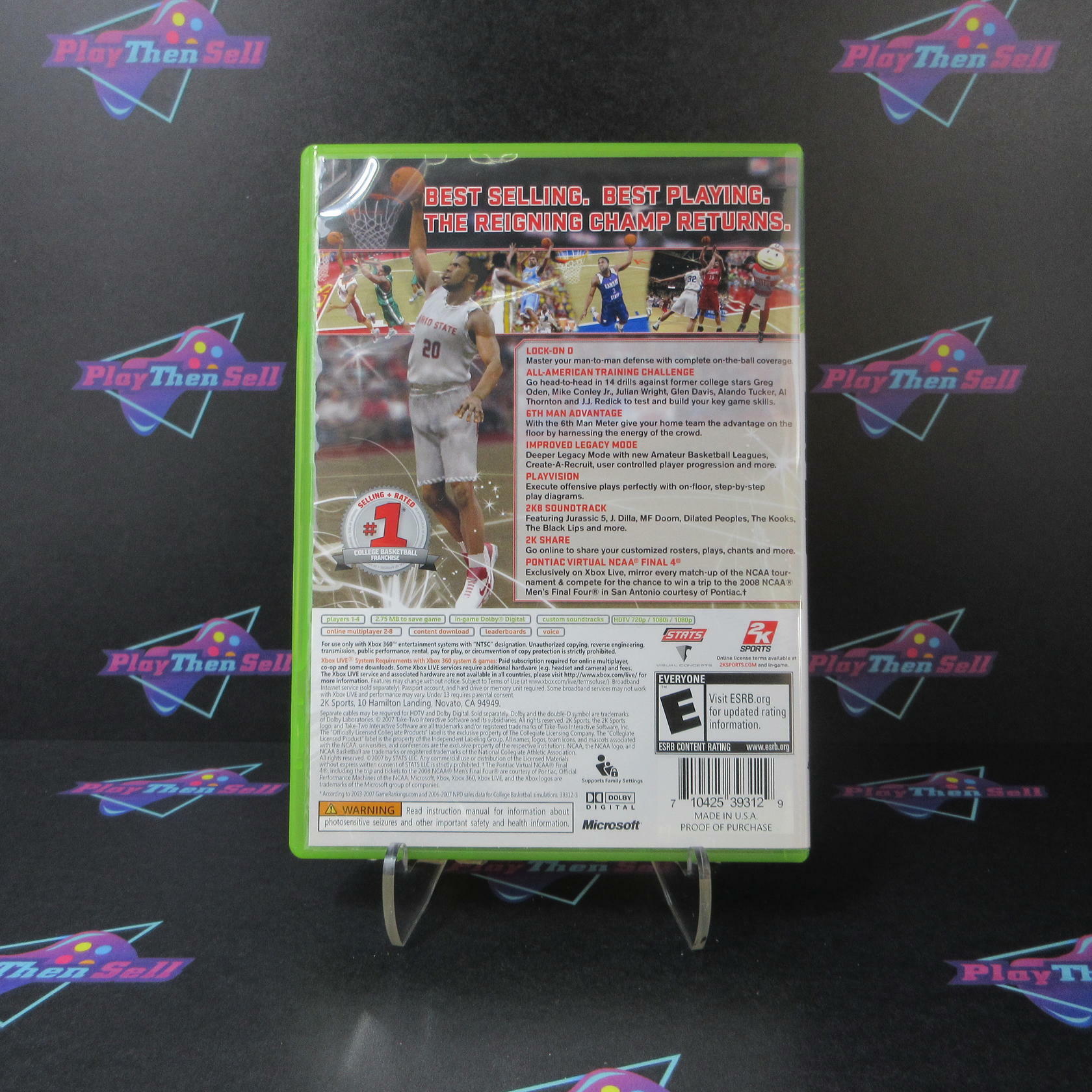 College Hoops 2K8 Xbox 360 - Like New