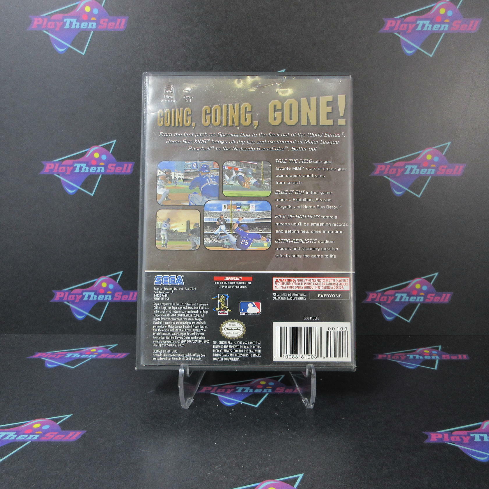 Home Run King + Reg Card Nintendo Gamecube AD/NM - Very Good