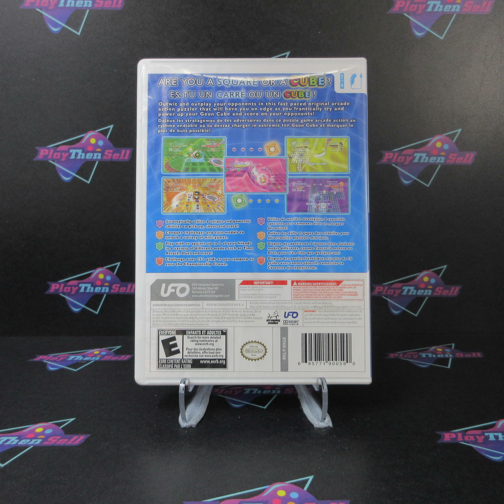 Geon Cube Nintendo Wii AD Complete CIB - Very Good