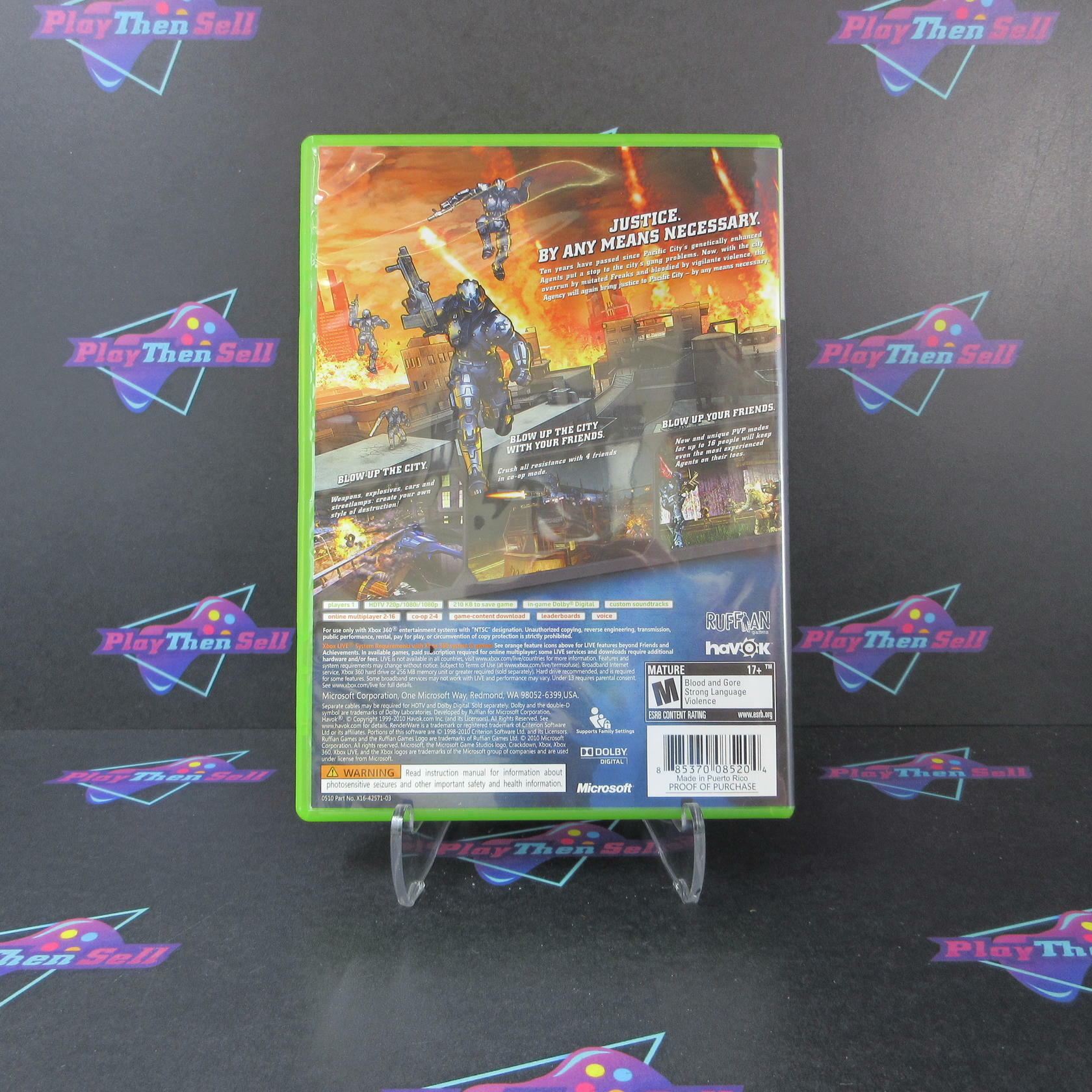 Crackdown 2 Xbox 360 DD/NM - Very Good