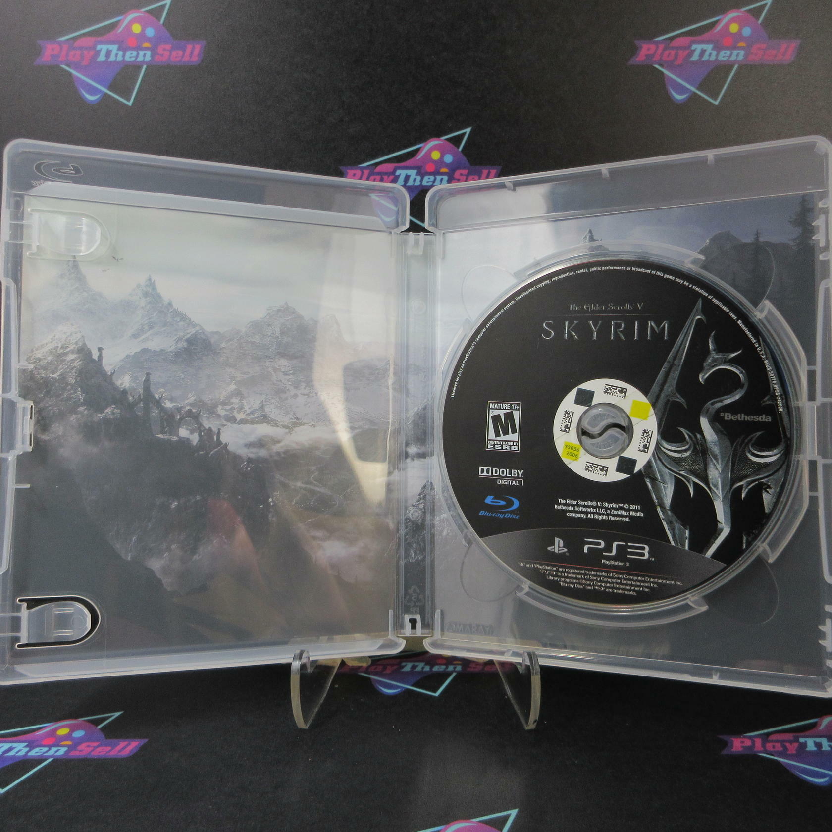 Elder Scrolls V Skyrim PS3 PlayStation 3 DD/NM - Very Good