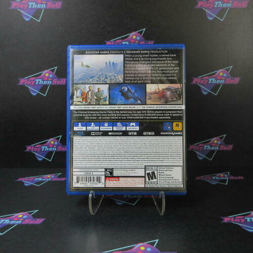 Grand Theft Auto V Premium Edition PS4 PlayStation 4 - Like New