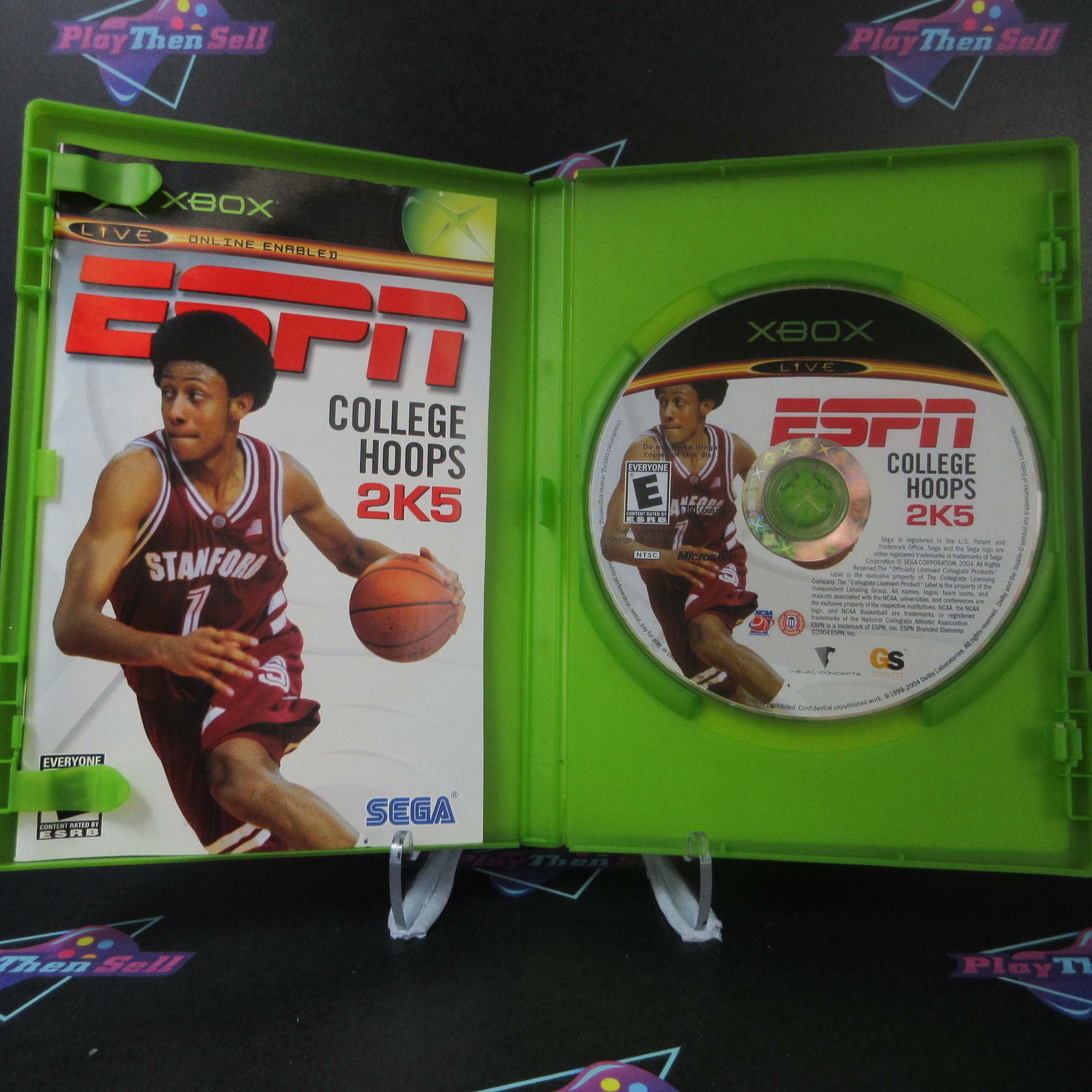 ESPN College Hoops 2K5 Xbox WD Complete CIB - Very Good