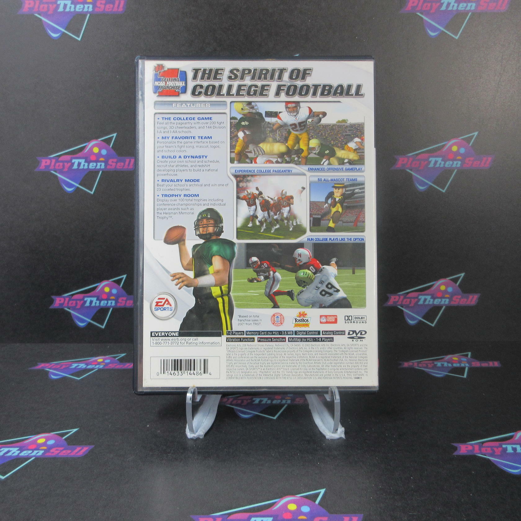 NCAA Football 2003 + Reg Card PS2 PlayStation 2 MD Complete CIB - Very Good