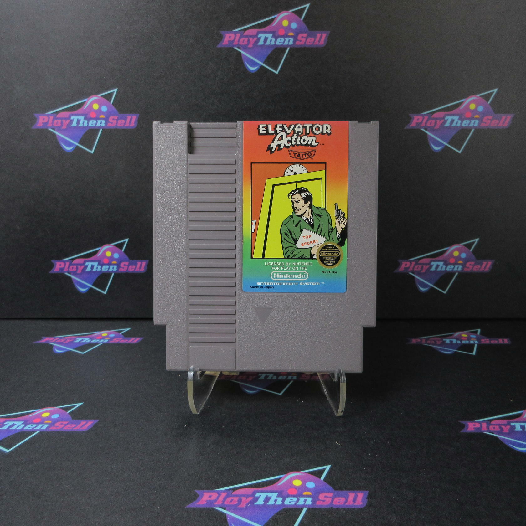 Elevator Action Nintendo NES Cart Only Authentic / Tested - Very Good