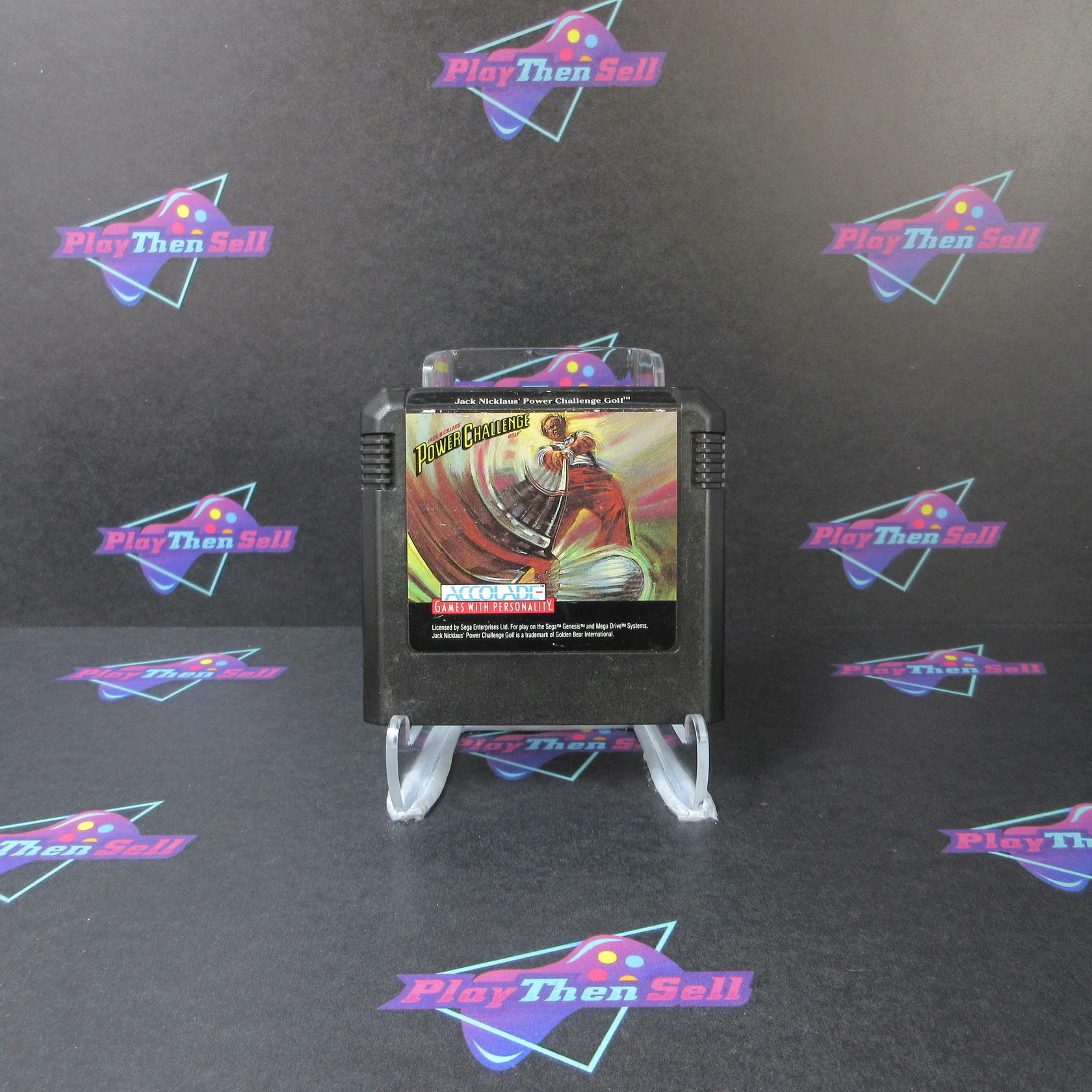 Power Challenge Golf - Sega Genesis Cartridge Only Authentic / Tested - Very Good