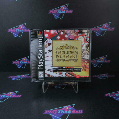 Golden Nugget PS1 PlayStation 1 + Reg Card - Like New