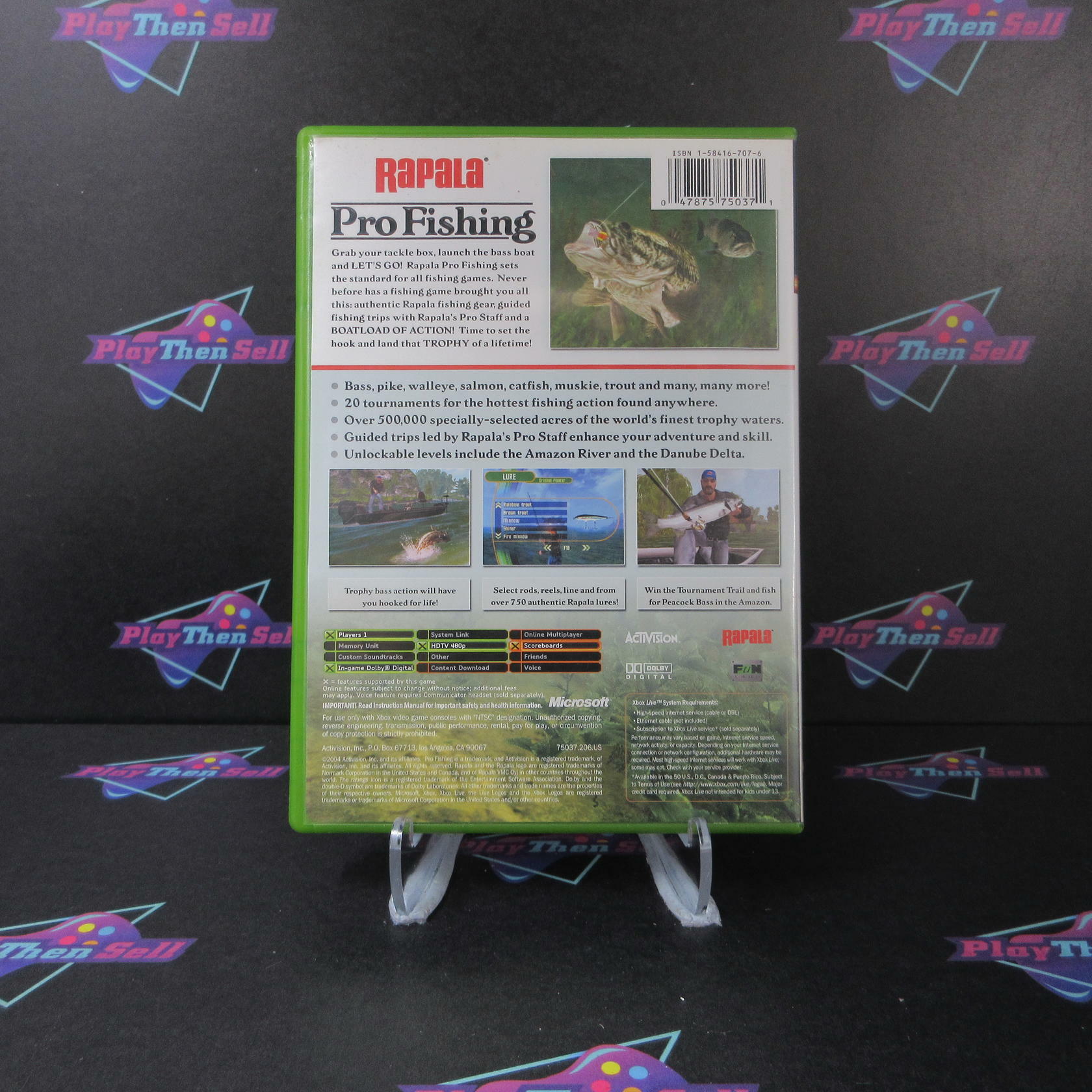 Rapalas Pro Fishing Xbox DD/NM - Very Good