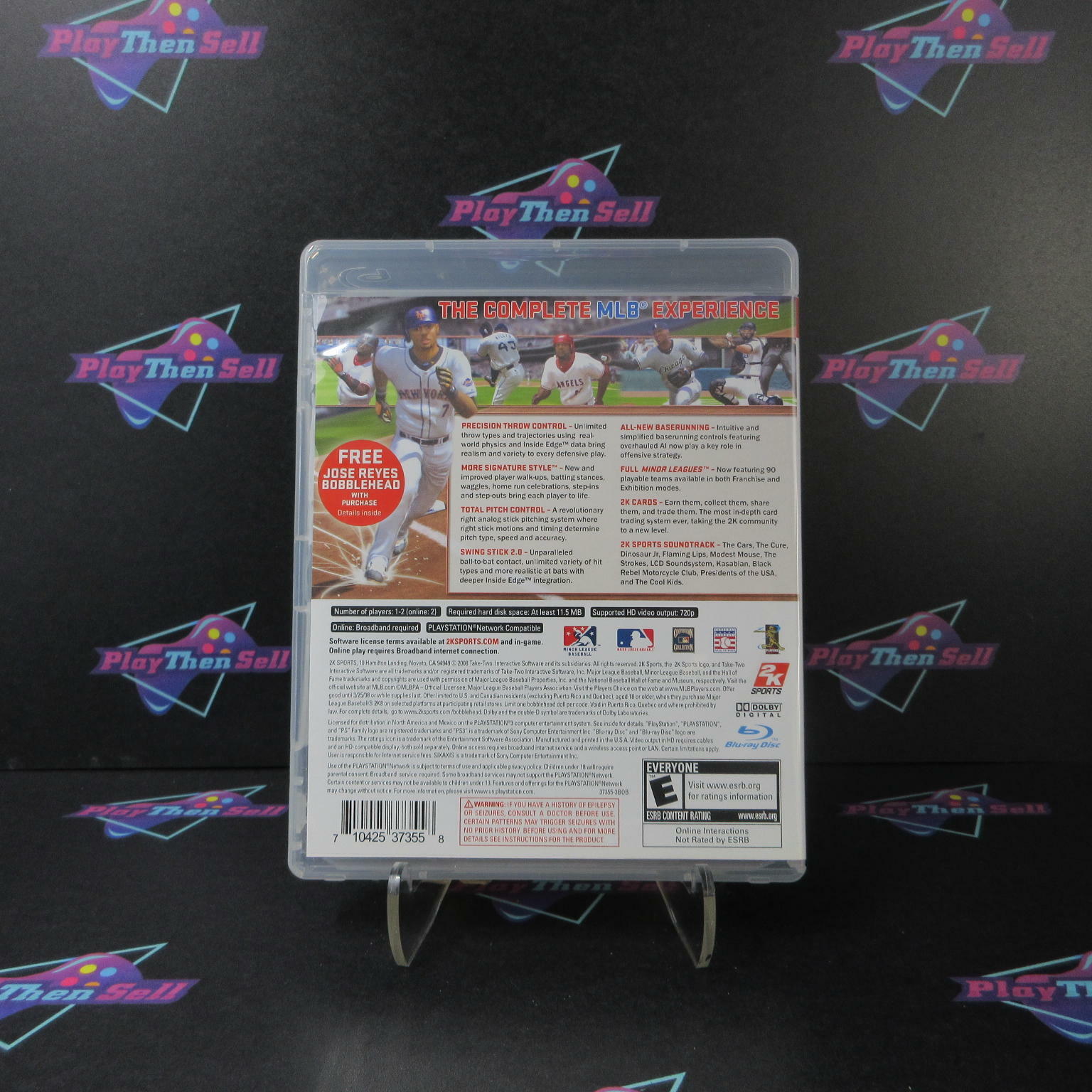 Major League Baseball 2K8 PS3 PlayStation 3 - Like New