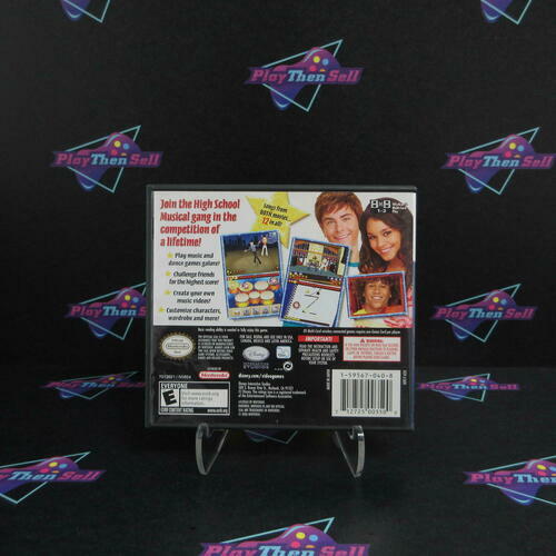 High School Musical Makin the Cut Nintendo DS + Poster / Reg Card - Like New