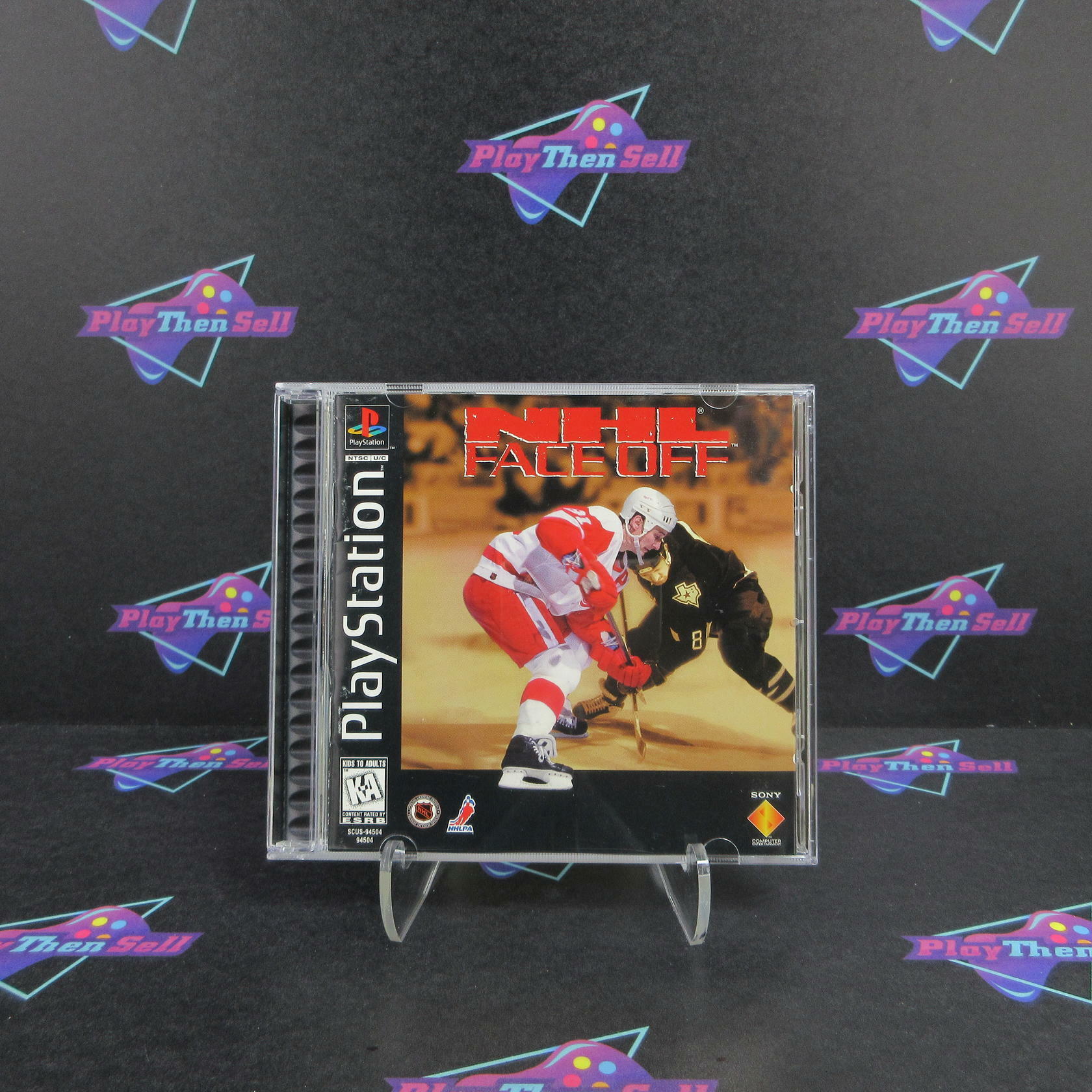 NHL Face Off PS1 PlayStation 1 + Reg Card - Like New