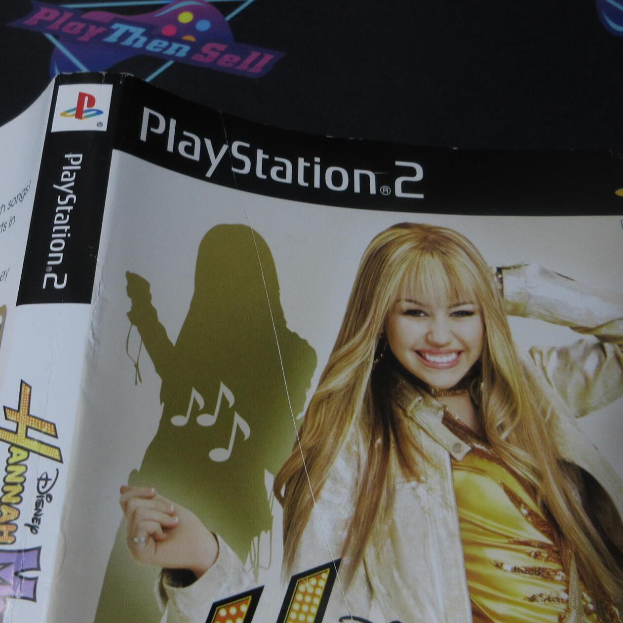 Hannah Montana Spotlight World Tour PS2 PlayStation 2 AD Complete CIB - Very Good