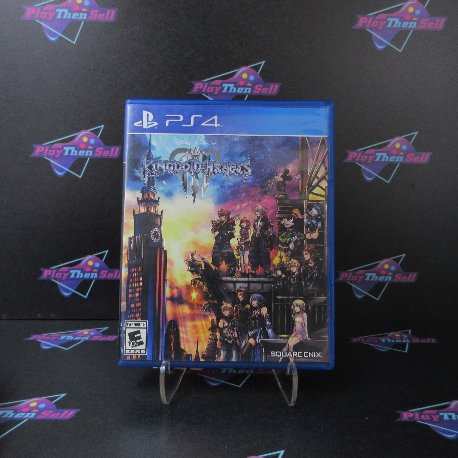 Kingdom Hearts III PS4 PlayStation 4 DD Complete CIB - Very Good