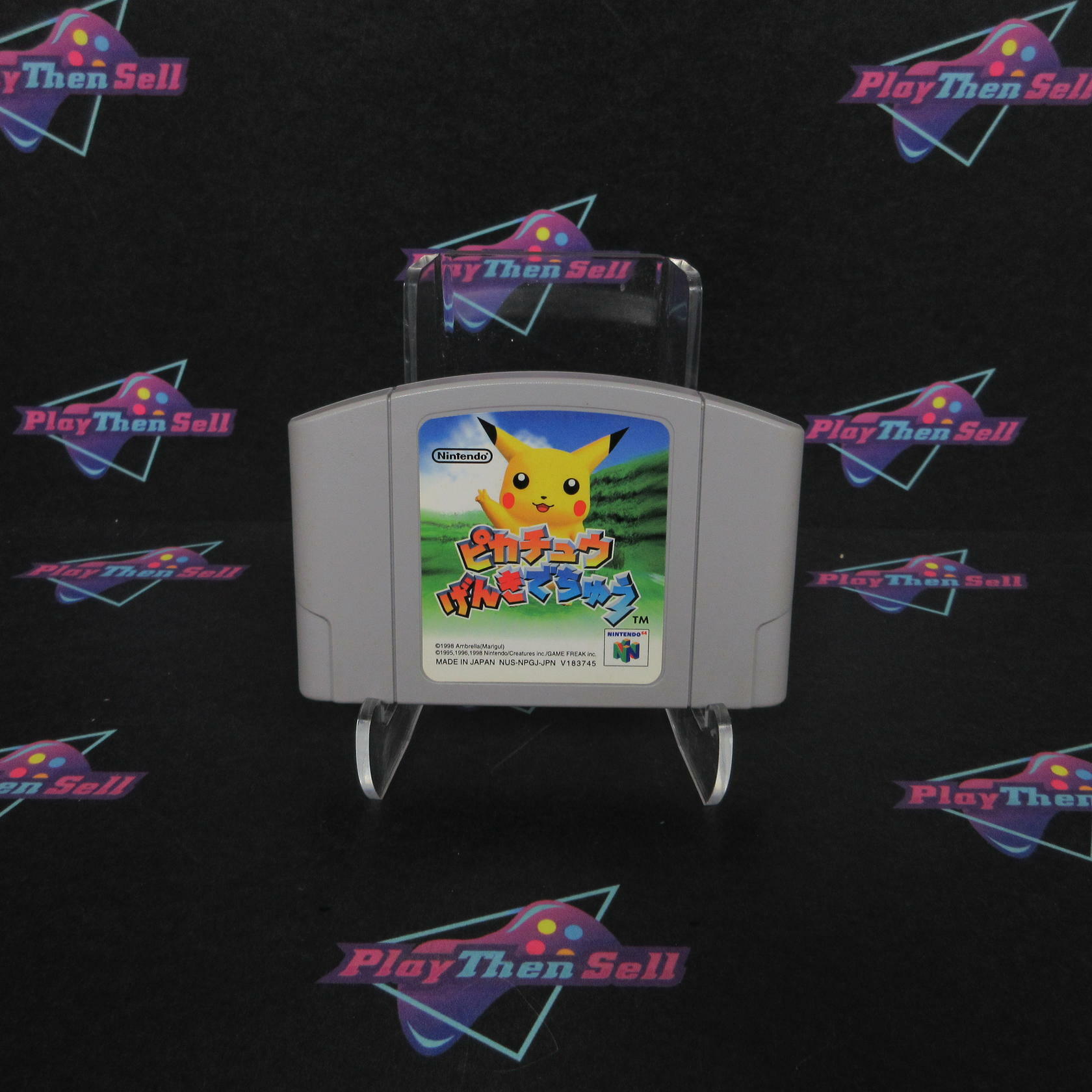 Pikachu Genki Dechu Hey You Pikachu N64 Nintendo 64 AD - Very Good
