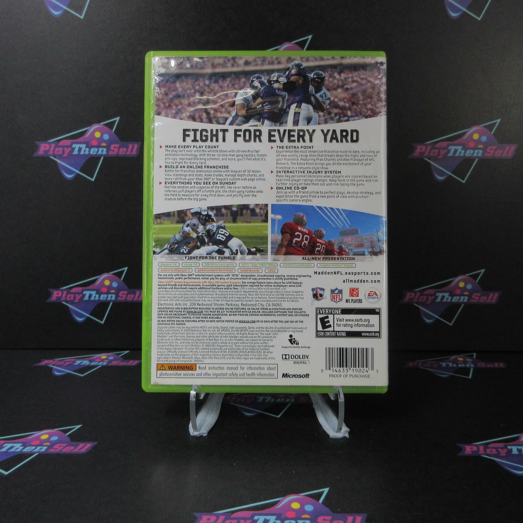 Madden NFL 10 Xbox 360 DD/NM - Very Good