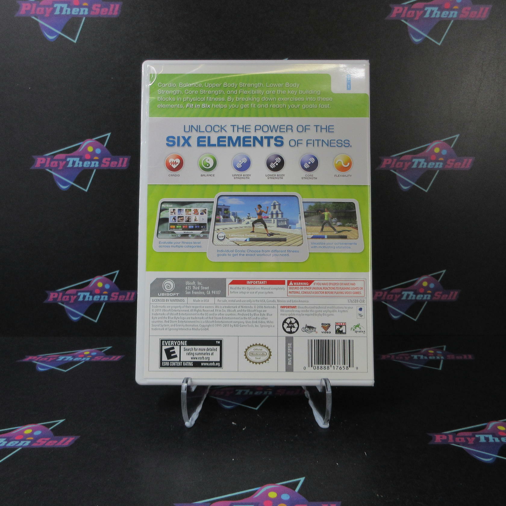 Fit in Six Nintendo Wii - Like New