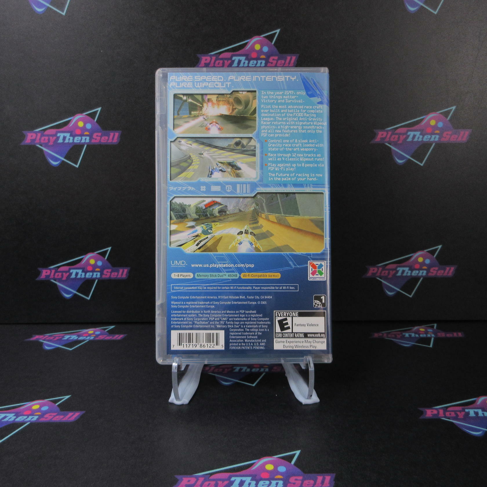 Wipeout Pure Sony PSP + Reg Card - Like New
