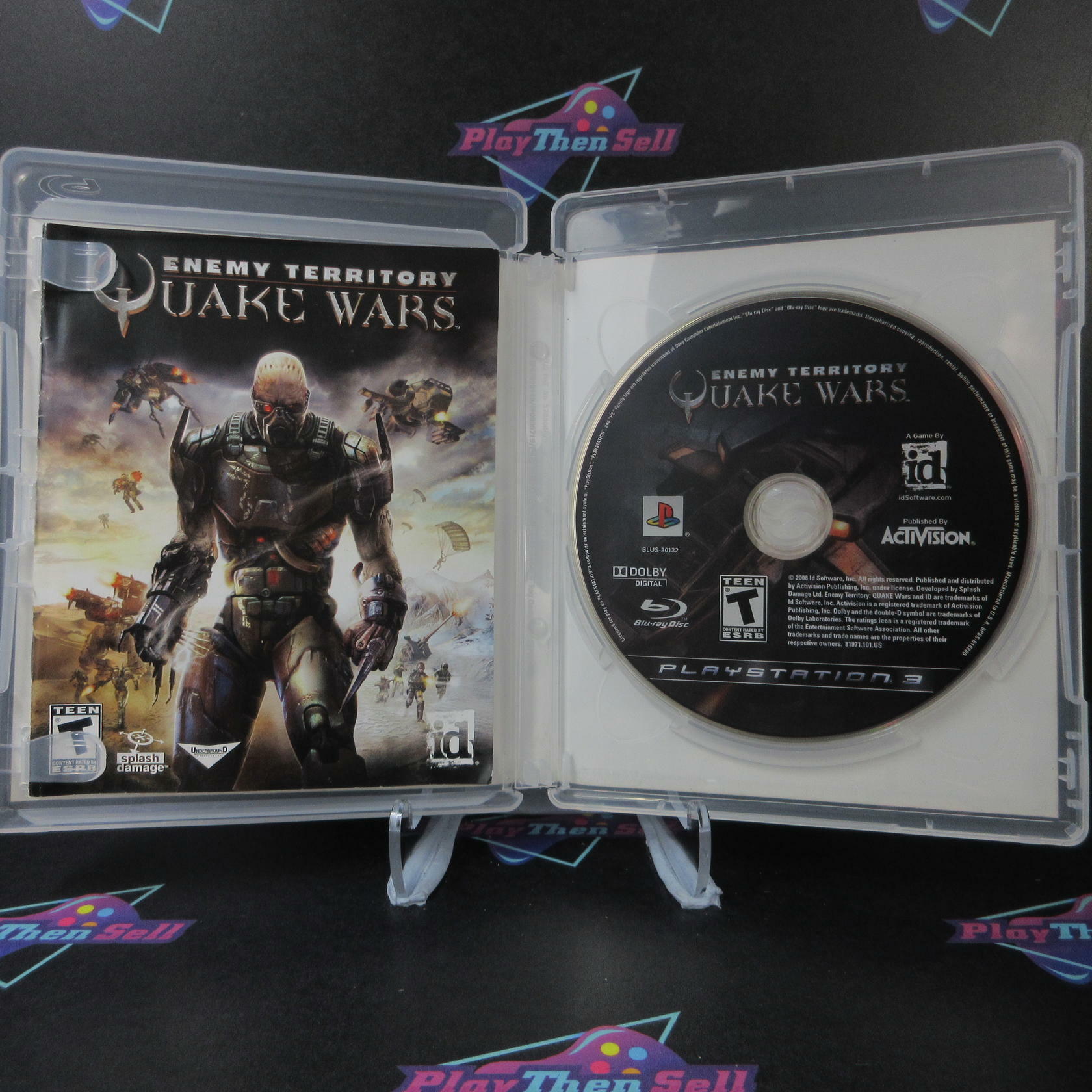 Enemy Territory Quake Wars PS3 Playstation 3 AD Complete CIB - Very Good