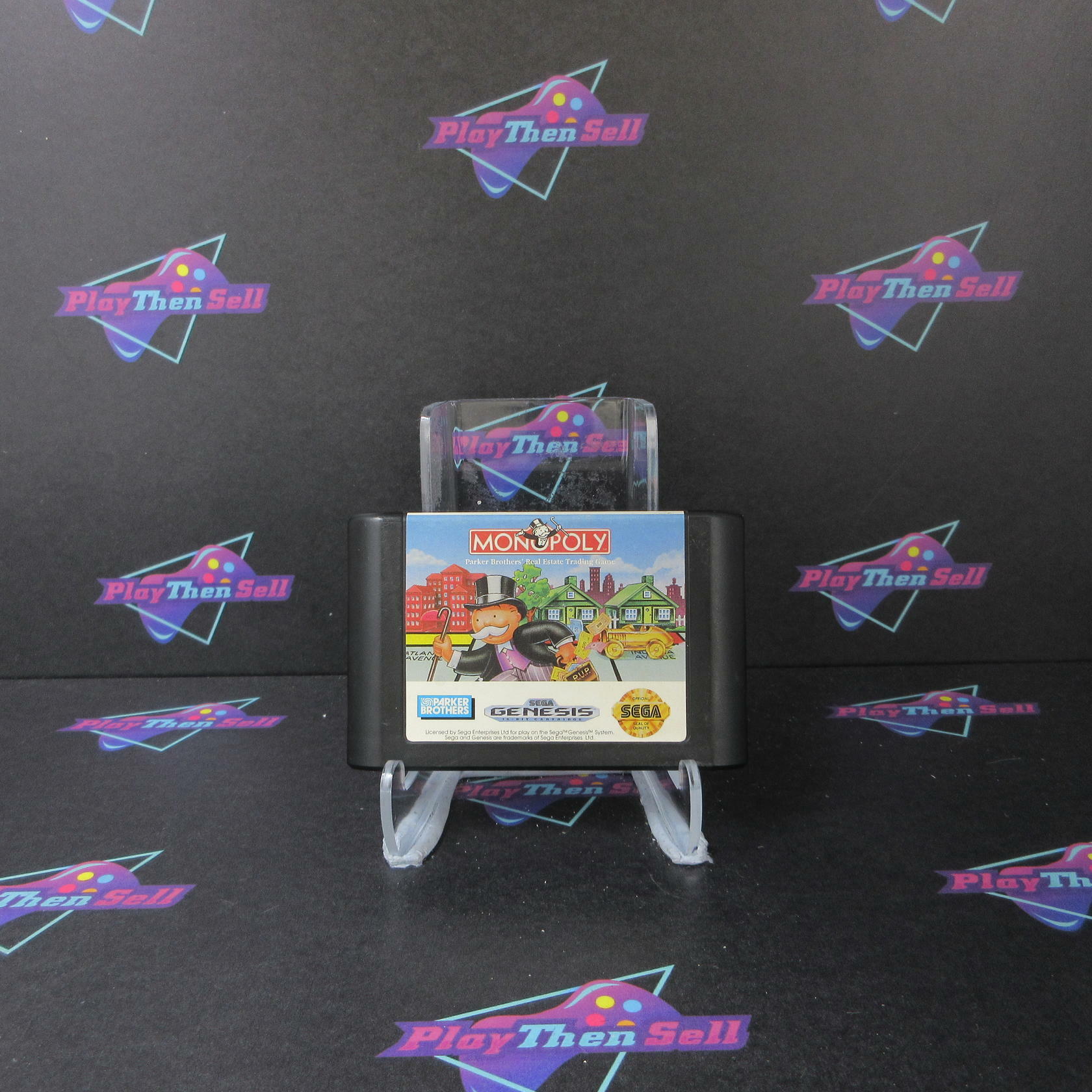 Monopoly Sega Genesis Cartridge Only Authentic / Tested - Very Good