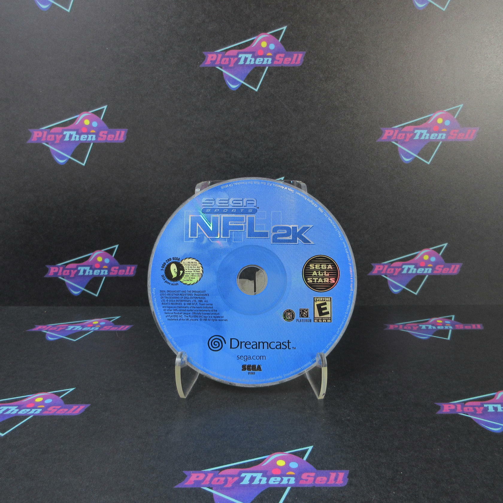 NFL 2K Sega Dreamcast Disc Only - Very Good