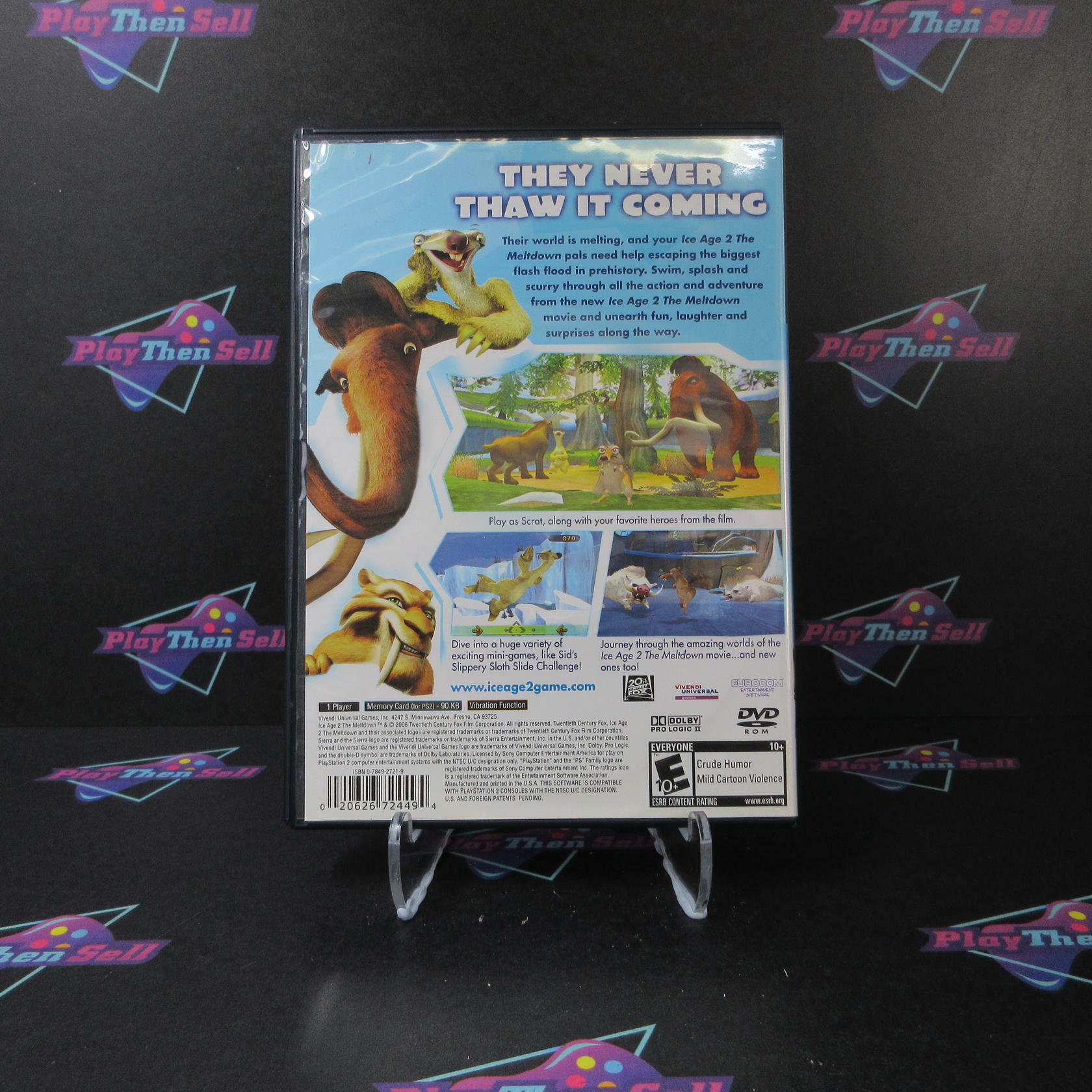 Ice Age 2 The Meltdown PS2 PlayStation 2 AD/DD Complete CIB - Very Good