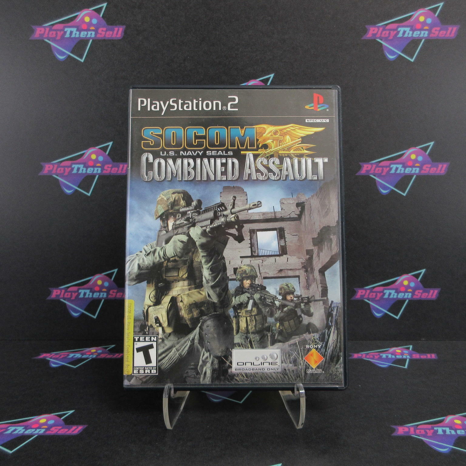 SOCOM US Navy Seals Combined Assault PS2 AD/NM - Very Good