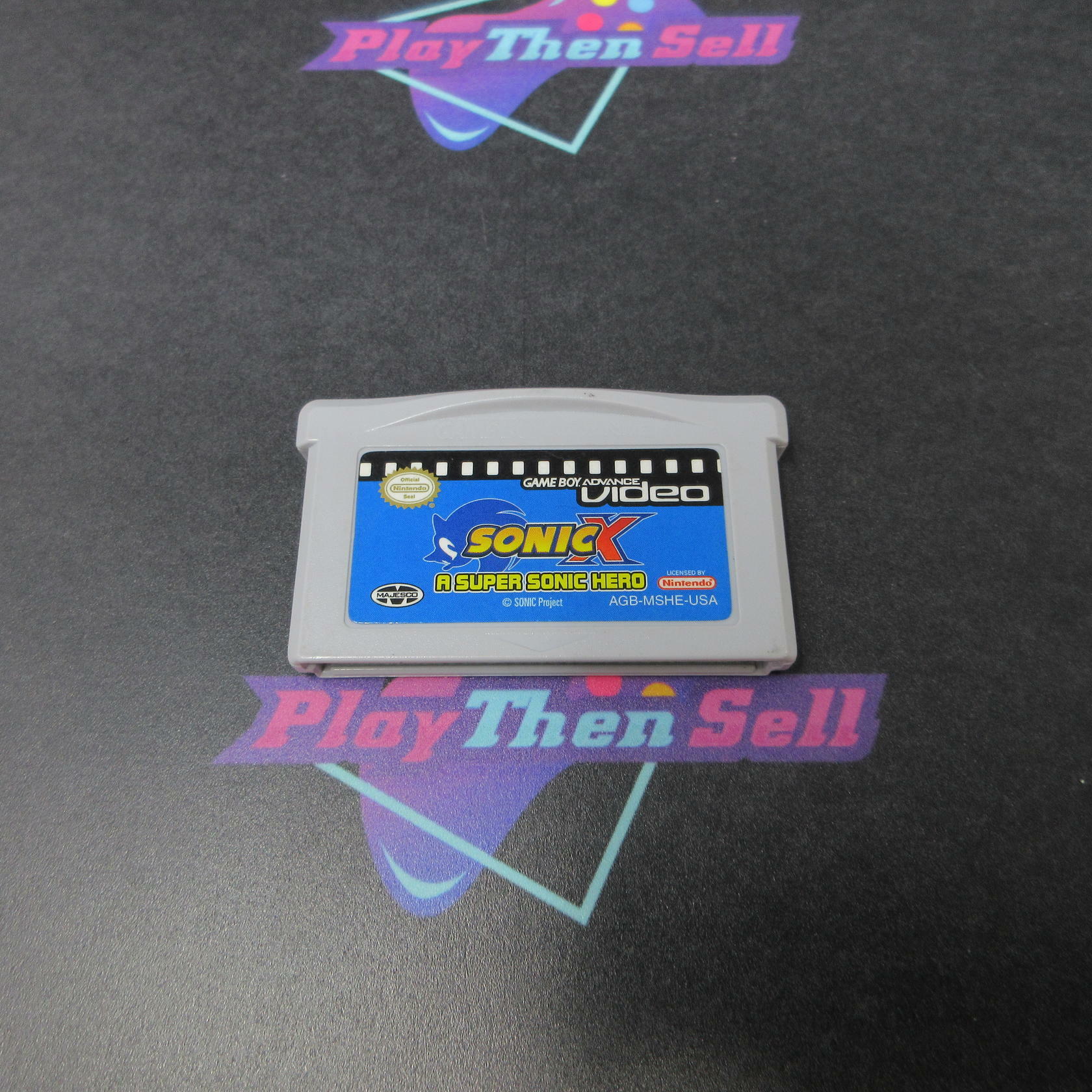 Sonic X A Super Sonic Hero Vol. 1 Nintendo Gameboy Advance Cart Only - Very Good